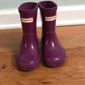 Hunter Boots size 5T